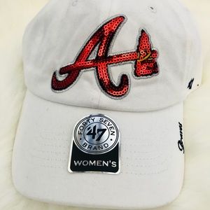 ATLANTA BRAVES ADULT LARGE LOW PROFILE 1-FIT Hat